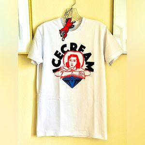 NWT - Billionaire Boys Club Ice Cream SS T-Shirt “White” DEADSTOCK